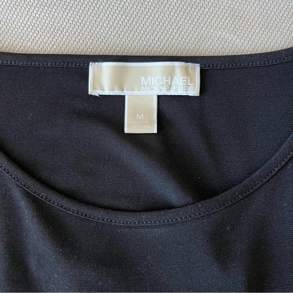 Michael Kors casual black dress, fun design in back, size M, new. - Picture 4 of 4